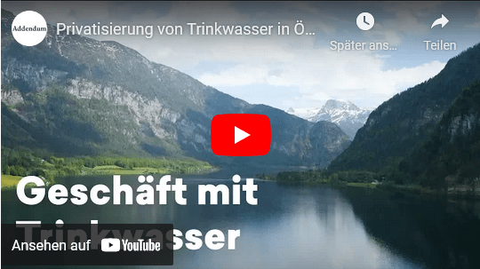 Das Geschäft mit dem Trinkwasser