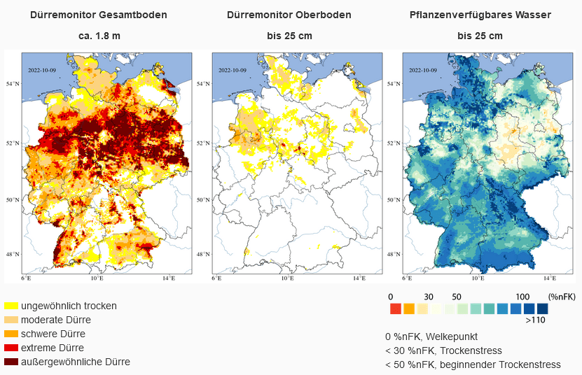 dürremonitor deutschland