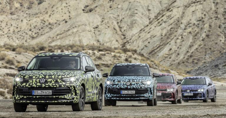 The new Volkswagen Passat Variant and Tiguan